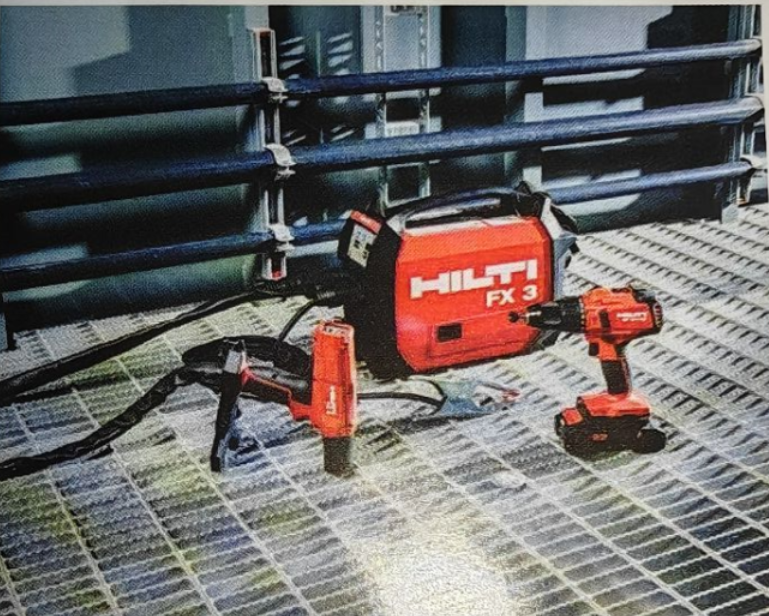 Alat penguncian peleburan sekrup nirkabel FX3-A Hilti menyederhanakan operasi fiksasi baja las
